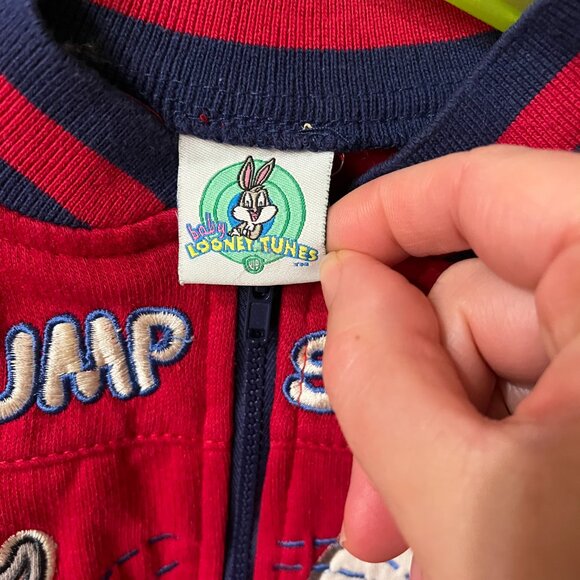 VTG Warner Bros Looney Tunes Toddler 18M  Zipper Sweatshirt - Picture 2 of 6